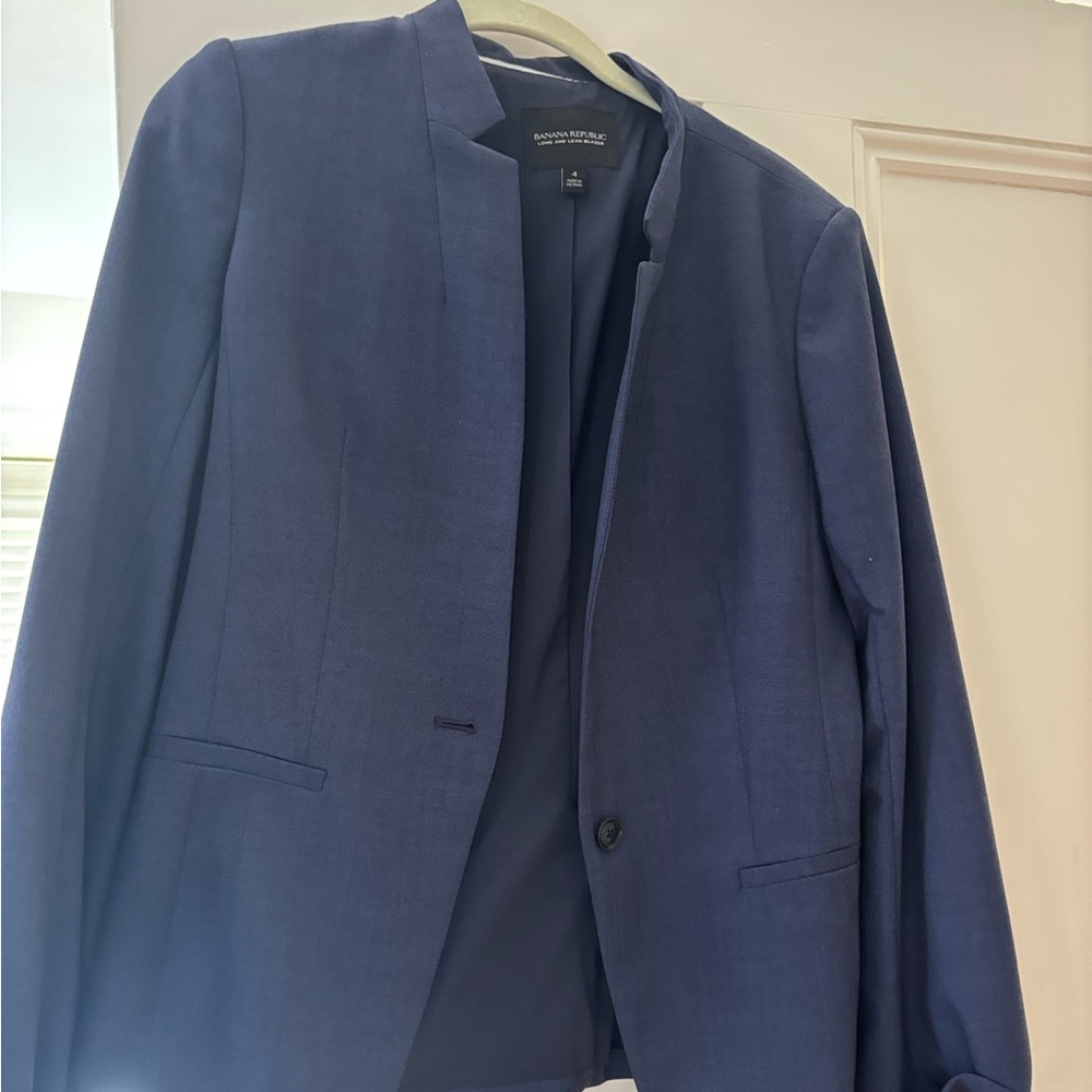 Navy Blue Banana Republic Blazer